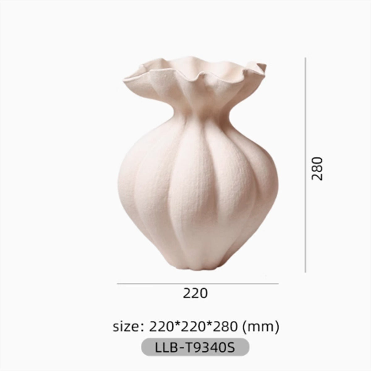 French Style White Decorative Vase