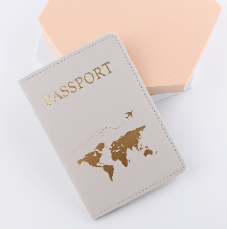 Leather Passport Holder Travel Document Case Protector