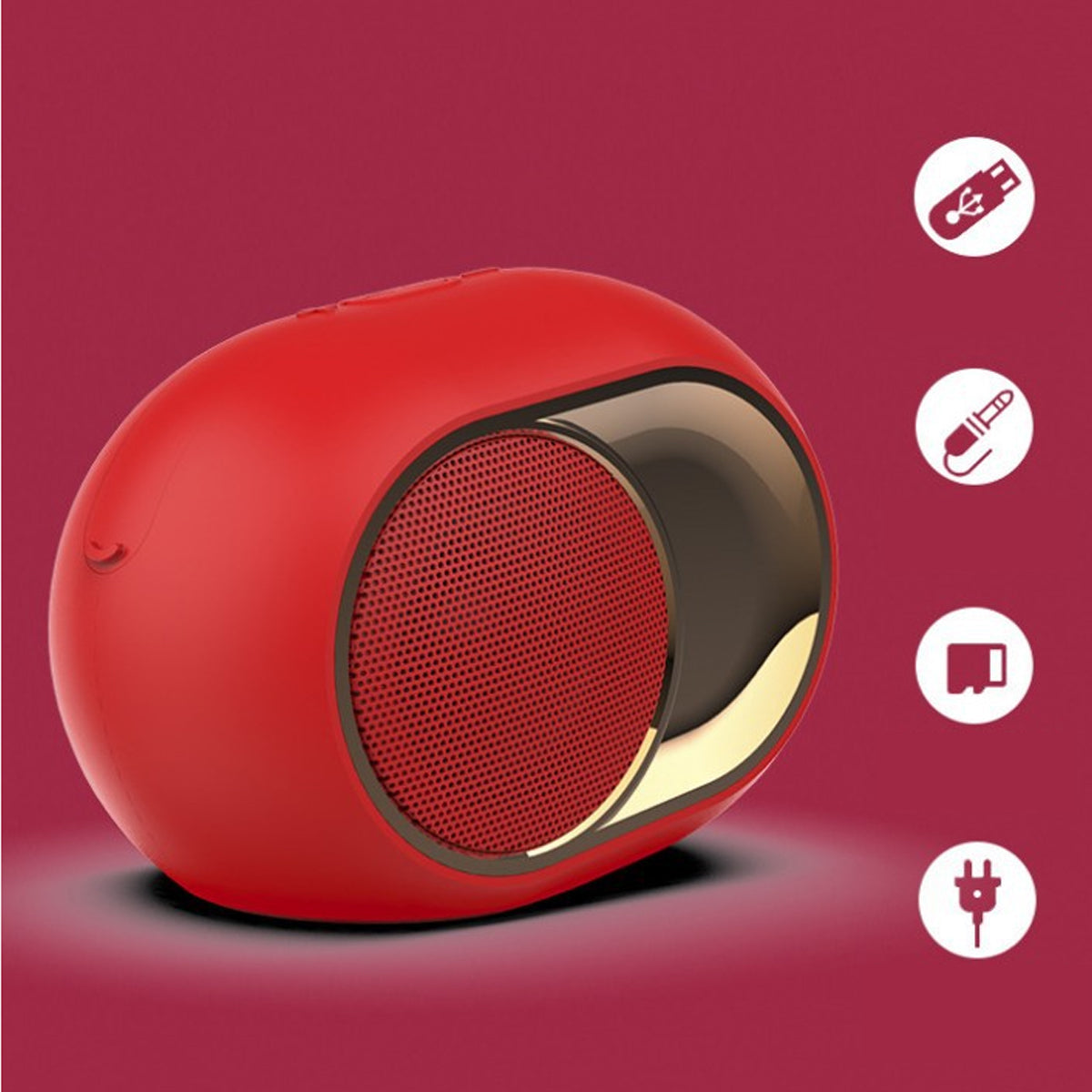 Vorvania Olden Golden Retro Bluetooth Speaker