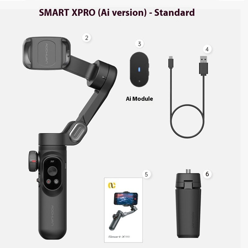 AI Tracking Mobile Phone PTZ Stabilizer