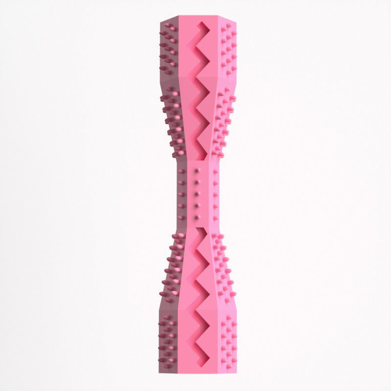 Durable Soft Rubber Dog Toothbrush Chew Toy Stick