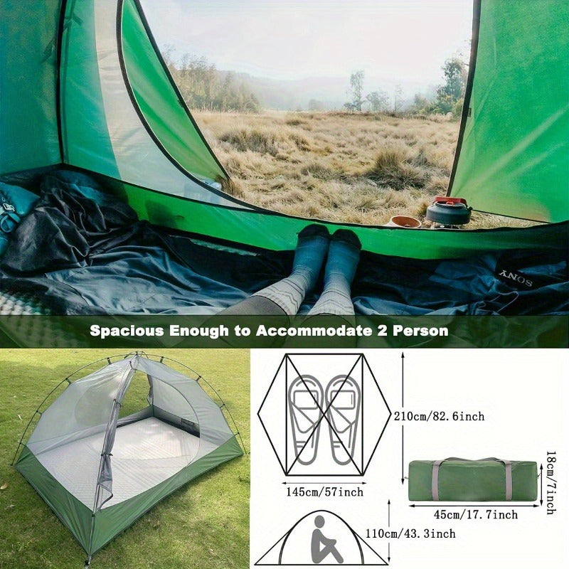Ultralight 2-Person Waterproof Camping Tent