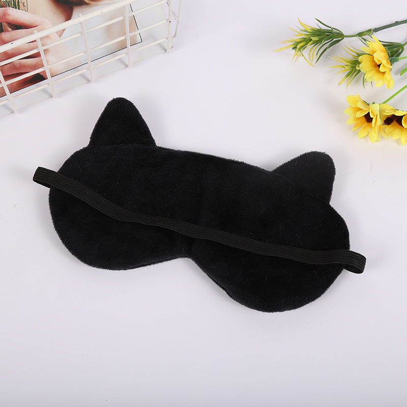Cat Eyelash Sleep Mask Travel Light Blocking