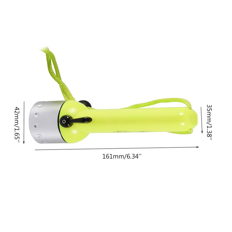 Professional LED Waterproof Diving Flashlight
