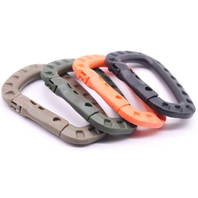 D-Type High-Quality Plastic Climbing Carabiner Hook