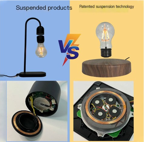 Magnetic Levitation Light Bulb Lamp