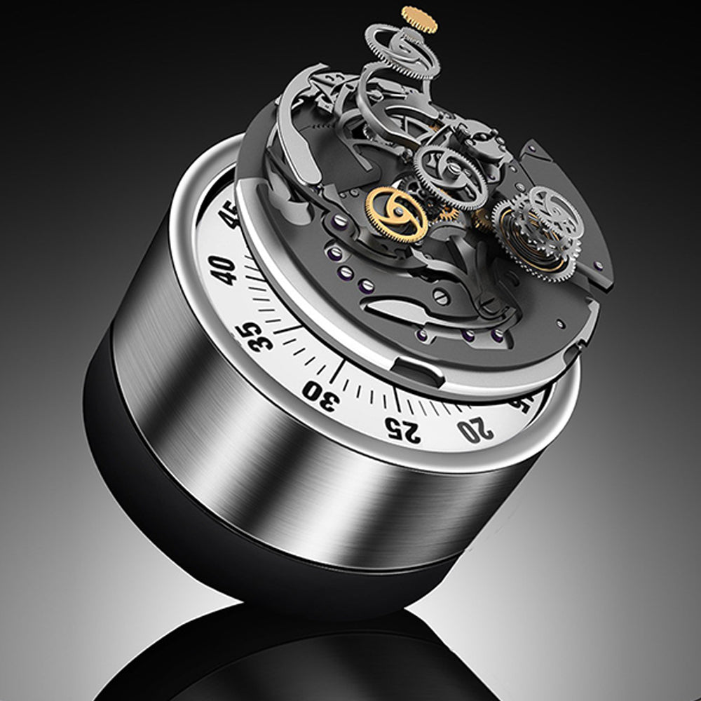 Magnetic Stainless Steel Kitchen Timer with Visual Display