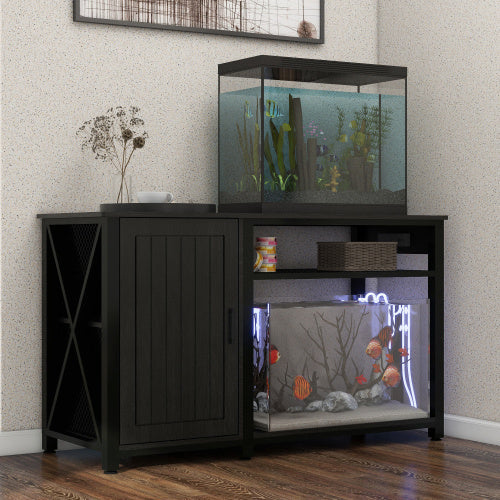 Heavy-Duty Aquarium Stand with Power Outlet