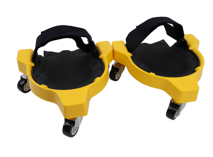 Rolling Knee Pad with Multidirectional Wheels