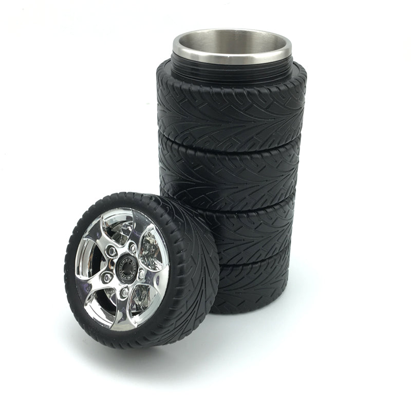 Christmas Tire Mug 304 Stainless Steel Insulated Cup