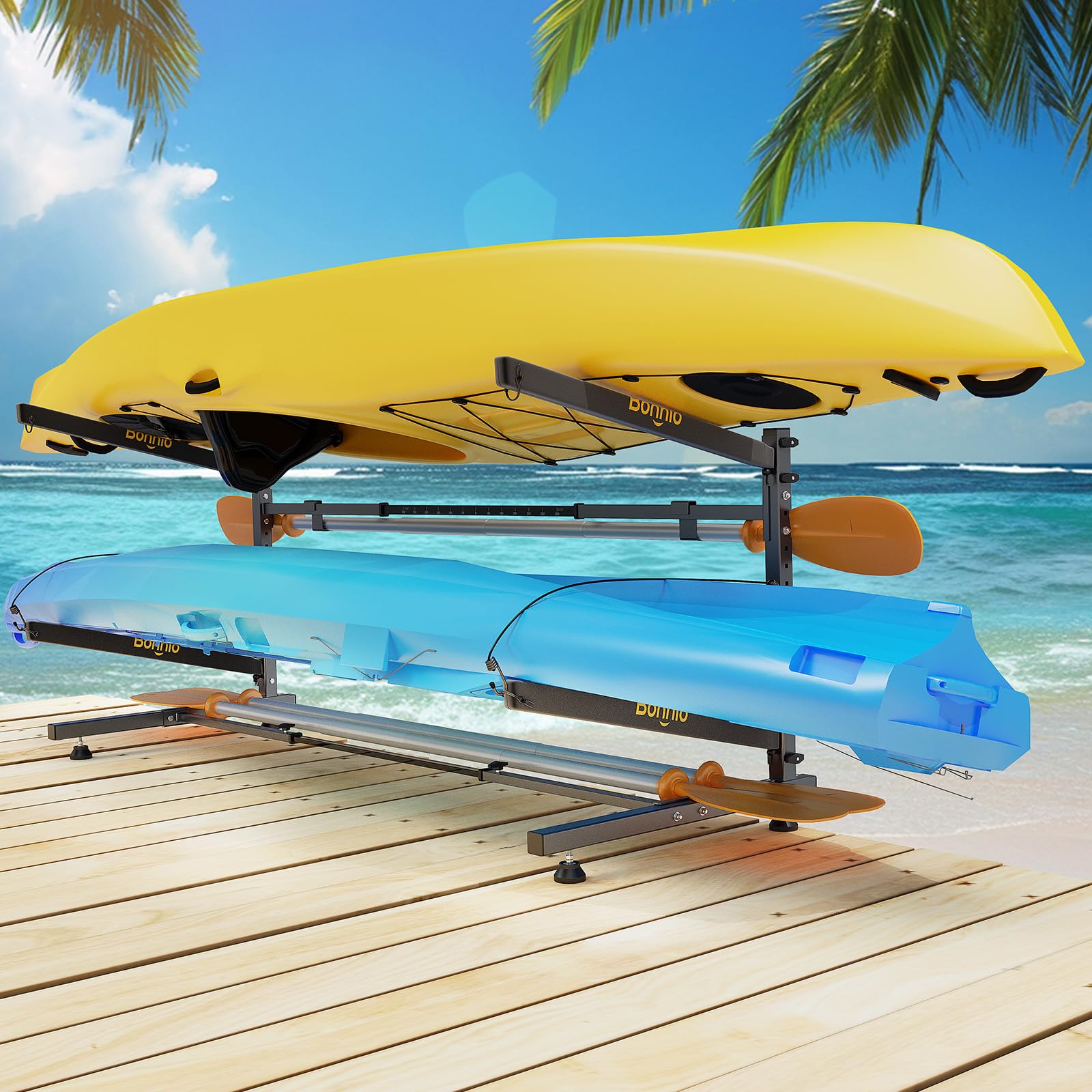 Bonnlo Kayak Storage Rack