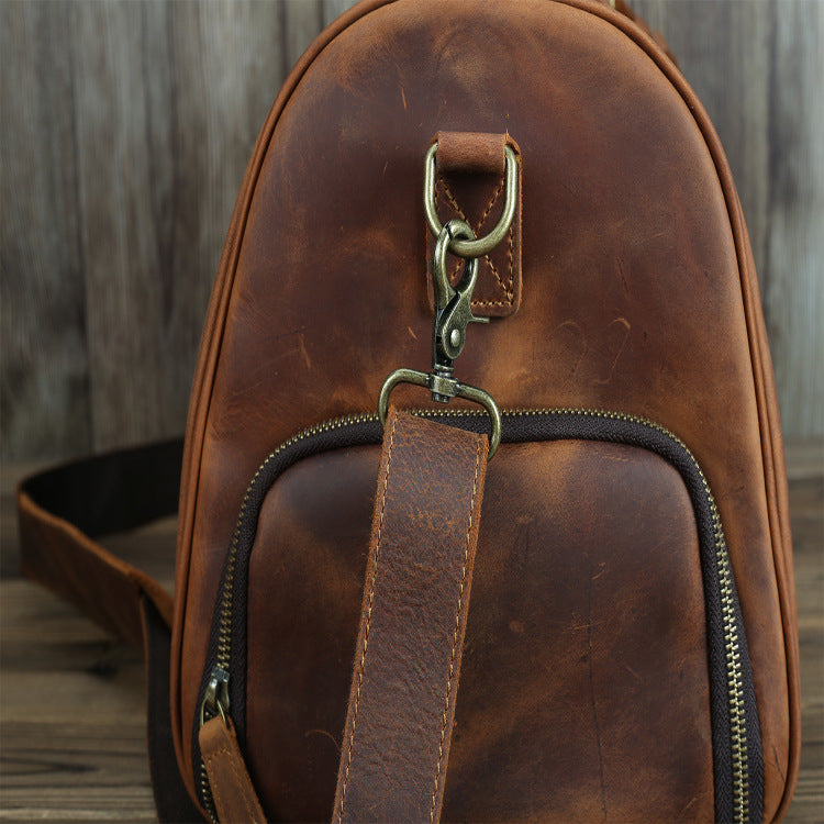 Genuine Leather Men's Travel Bag