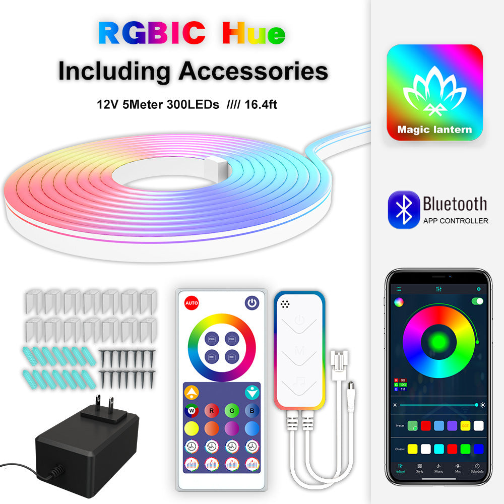 WiFi Smart DIY Music Neon Light Strip with Remote