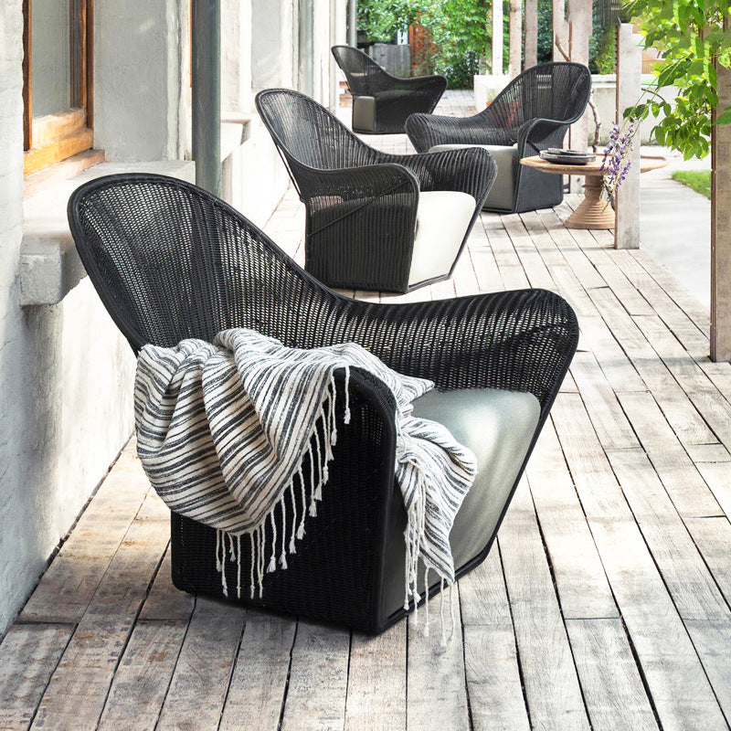 Nordic Outdoor Rattan Single Sofa