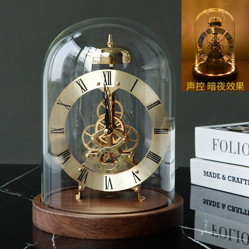 See-Through Mechanical Desk Clock