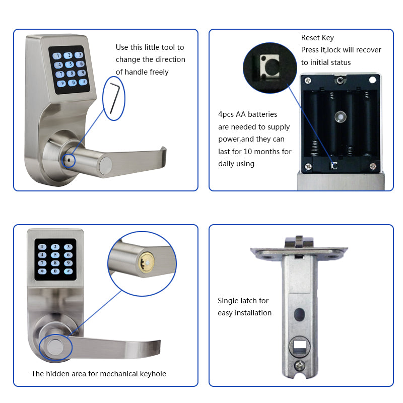 Smart Electronic Mechanical Code Lock for Apartments