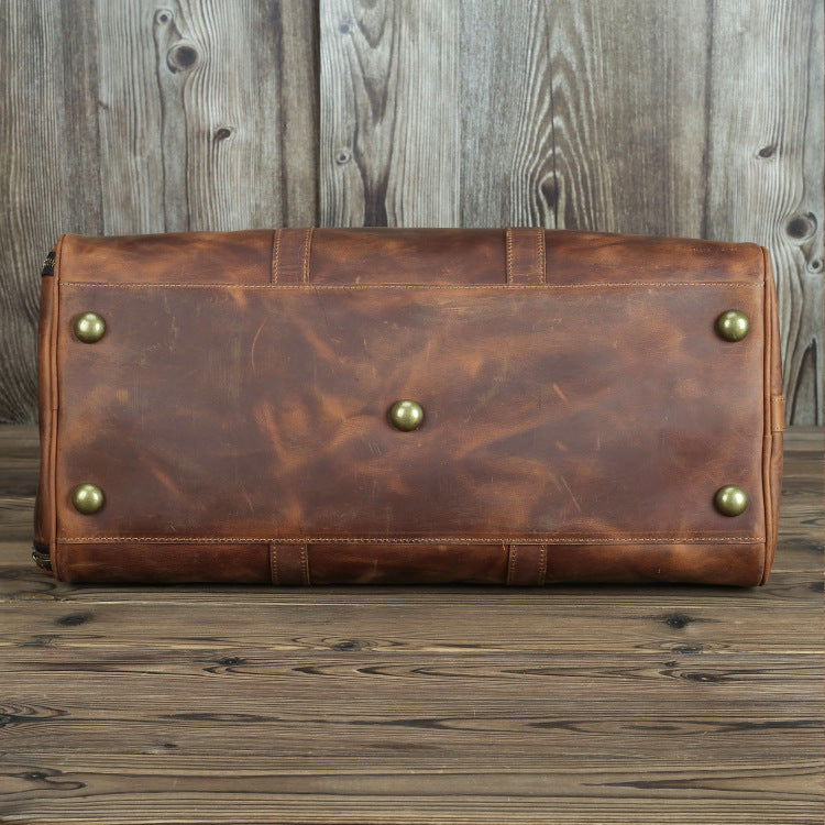 Genuine Leather Men's Travel Bag