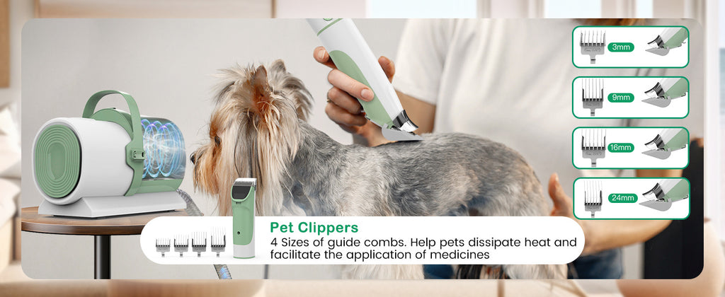 Pet Hair Remover Vacuum & Trimmer