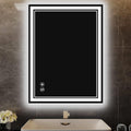 GETOVIN 24x32in Anti-Fog LED Bathroom Mirror