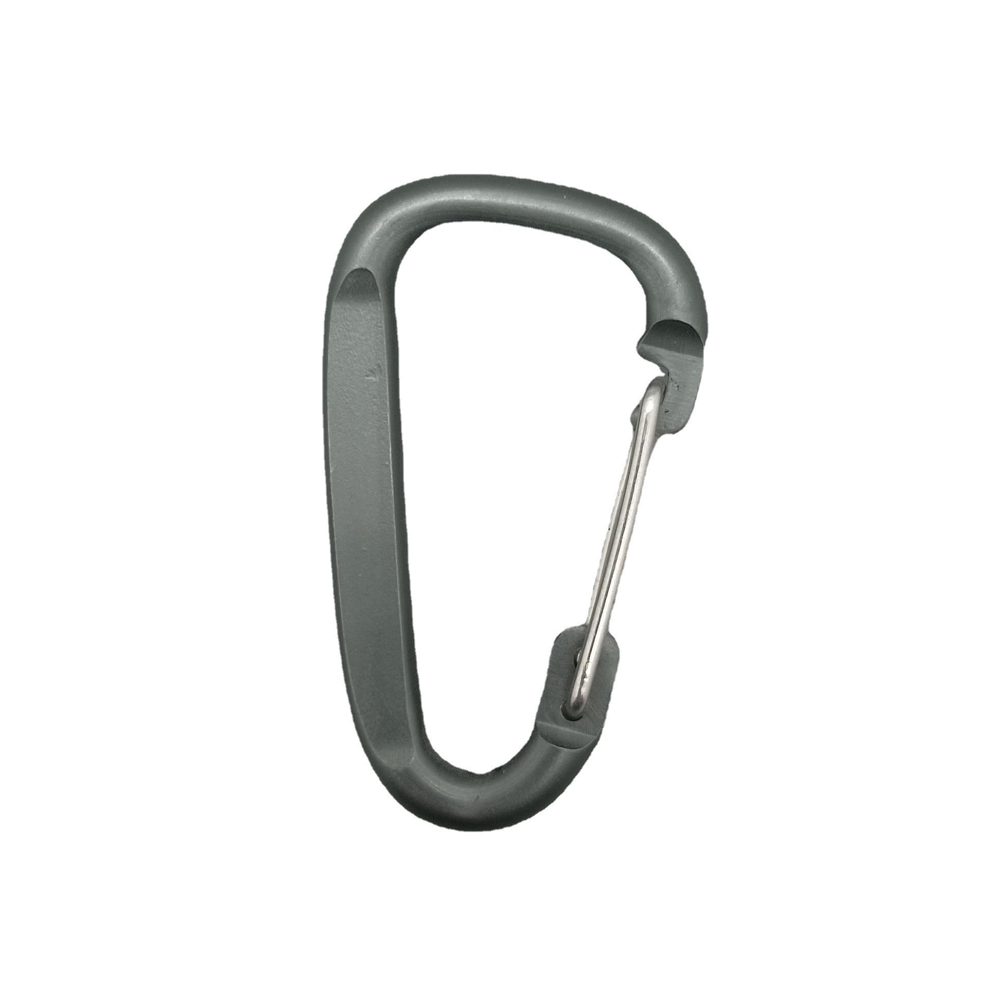 Colorful Aluminum Alloy D-Shaped Carabiner Hook