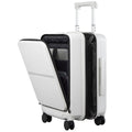 20-Inch Hardshell Carry-On Suitcase with Front Laptop Pocket