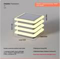Solar Waterproof Wall Pillar Lamp