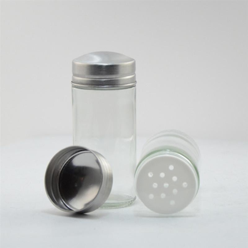 Stainless Steel Rotating Spice Jar Set