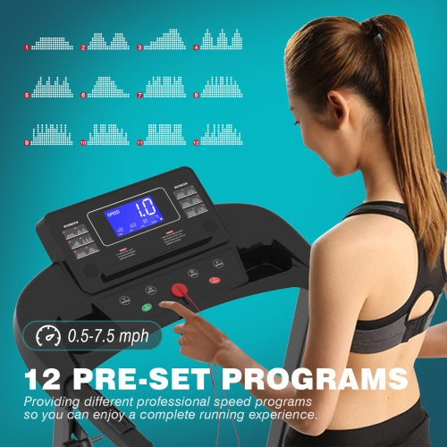 Foldable Incline Electric Treadmill
