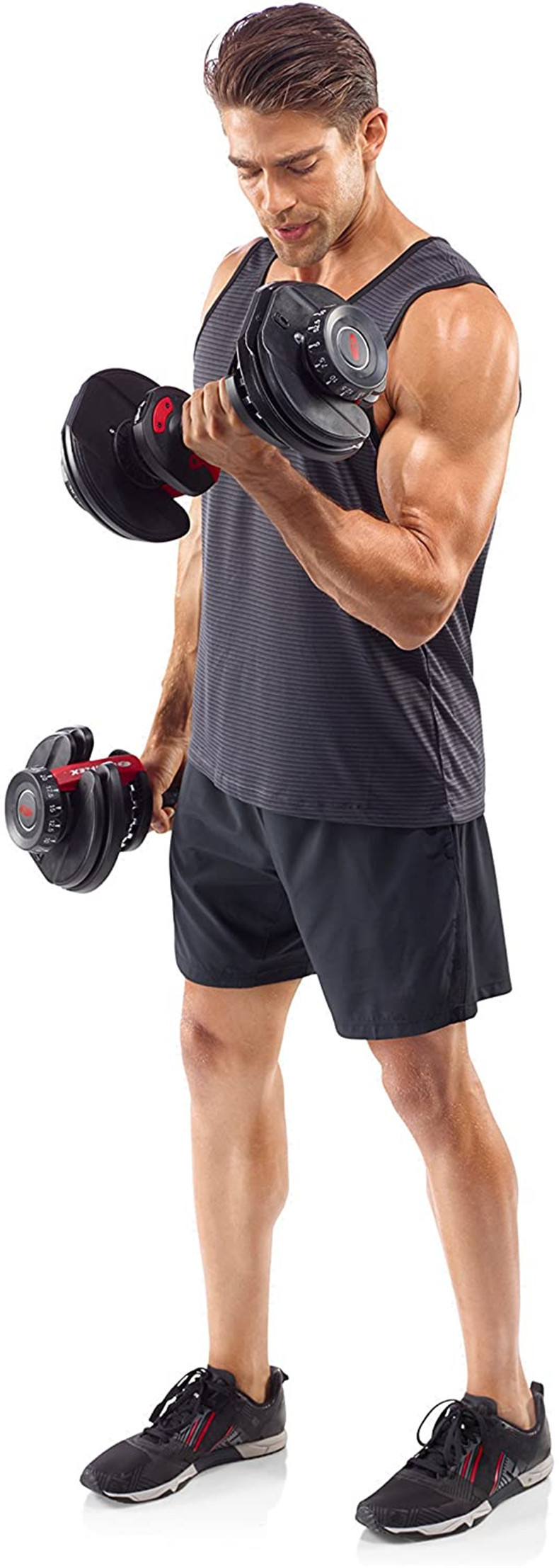 Heavy-Duty Adjustable Dumbbell Set