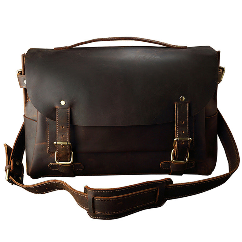 Vintage Leather Cambridge Tote Bag