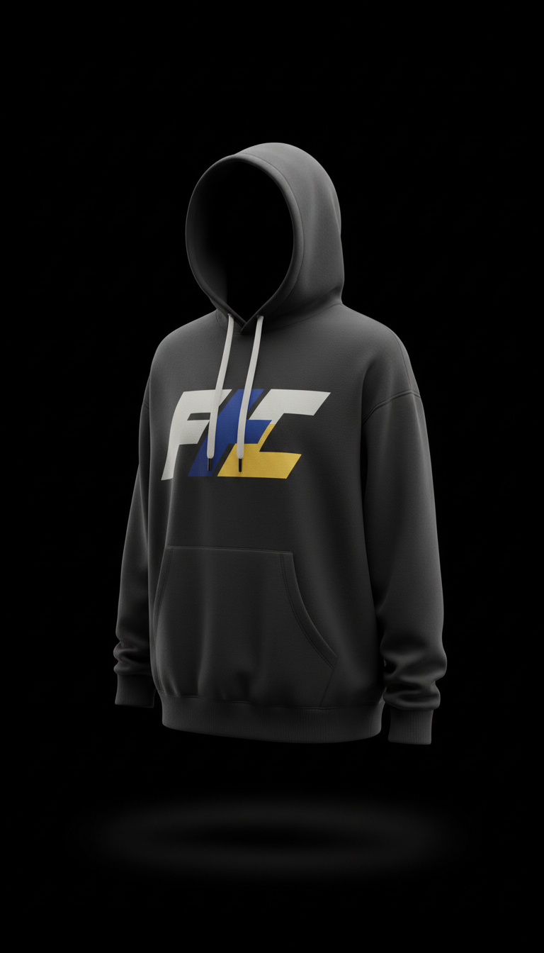 Oversized Logo Streetwear Hoodie