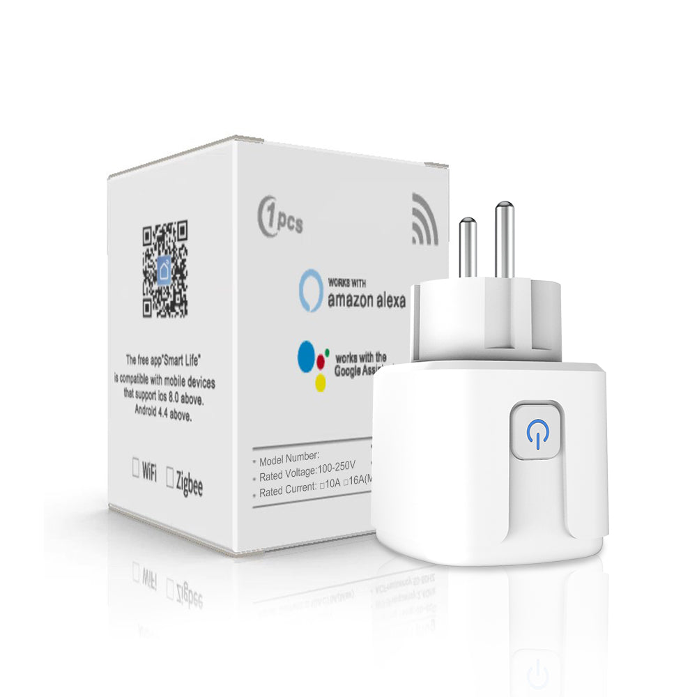 Smart WIFI Socket with AI Voice Control and Power Meter