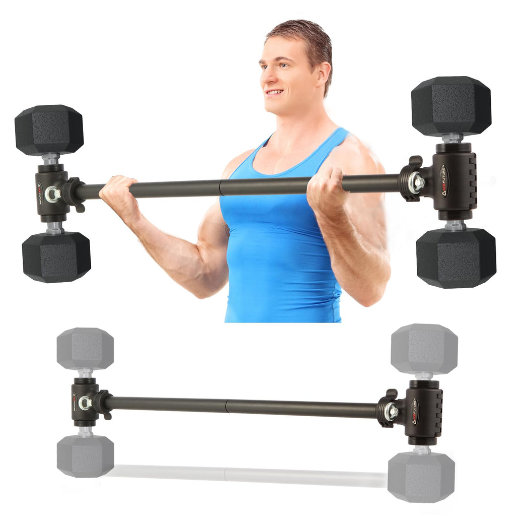 Dumbbell-to-Barbell Converter Bar