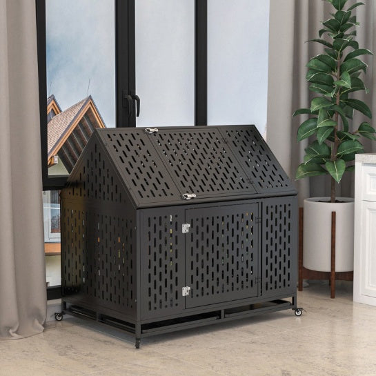 Heavy-Duty Dog Crate, 45-Inch, Roof Top