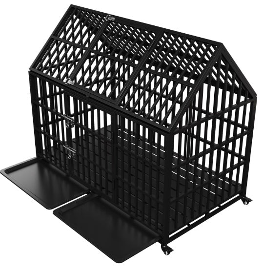 Heavy-Duty XL Dog Crate, 54-Inch, Roof Top
