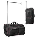 28-Inch Rolling Garment Duffel Bag with Extendable Rack