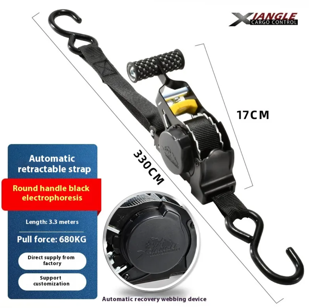 Automatic Retractable Luggage Tension Strap
