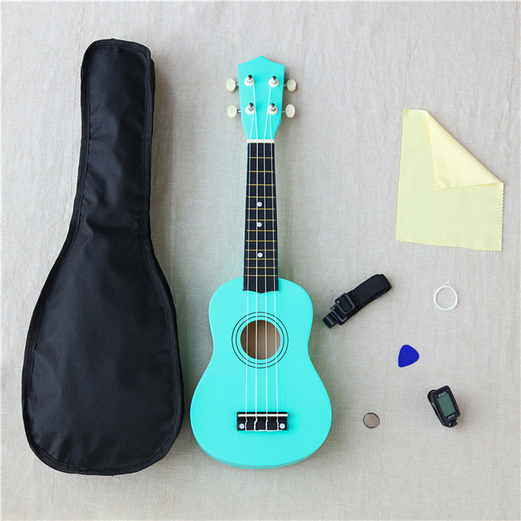 21-Inch Wooden Ukulele Acoustic Instrument