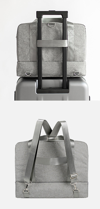 Men's Waterproof Gym Bag with Wet/Dry Separation