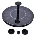 Miniature Solar Fountain Pump with Bird Feeder for Garden