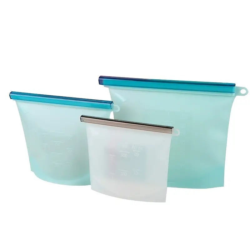 Thickened Silicone Food Storage Bag for Freezer Use