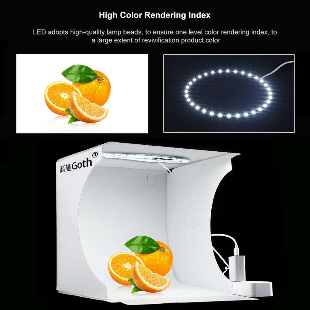 LED Ring Photo Studio Portable Lighting Kit