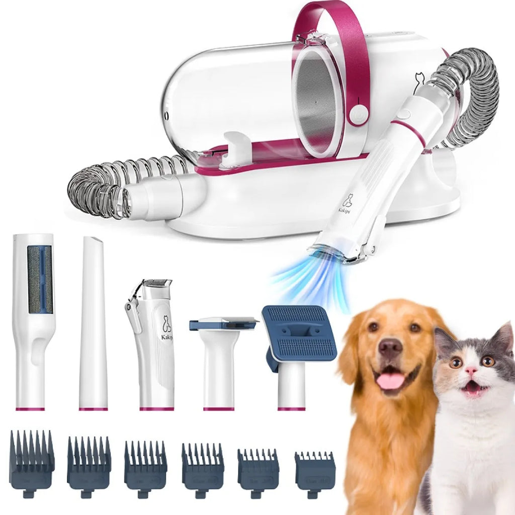 Pet Grooming Vacuum & Clipper Kit