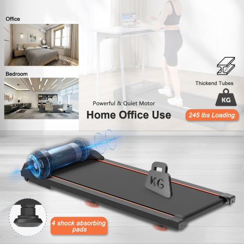 Walking Pad Under-Desk Treadmill with LED Display