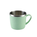 Stainless Steel Eco Mug with Wheat Straw