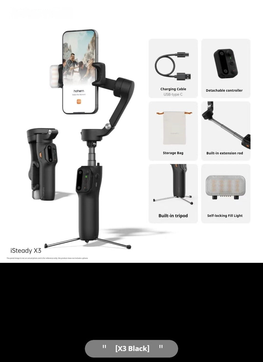Handheld Smartphone Gimbal with 3-Axis Stabilization