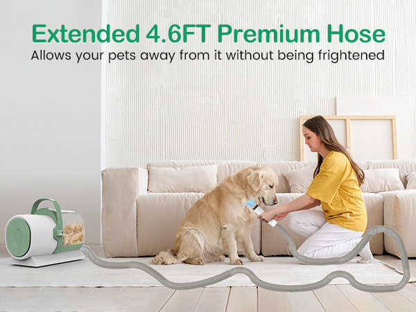 Pet Hair Remover Vacuum & Trimmer