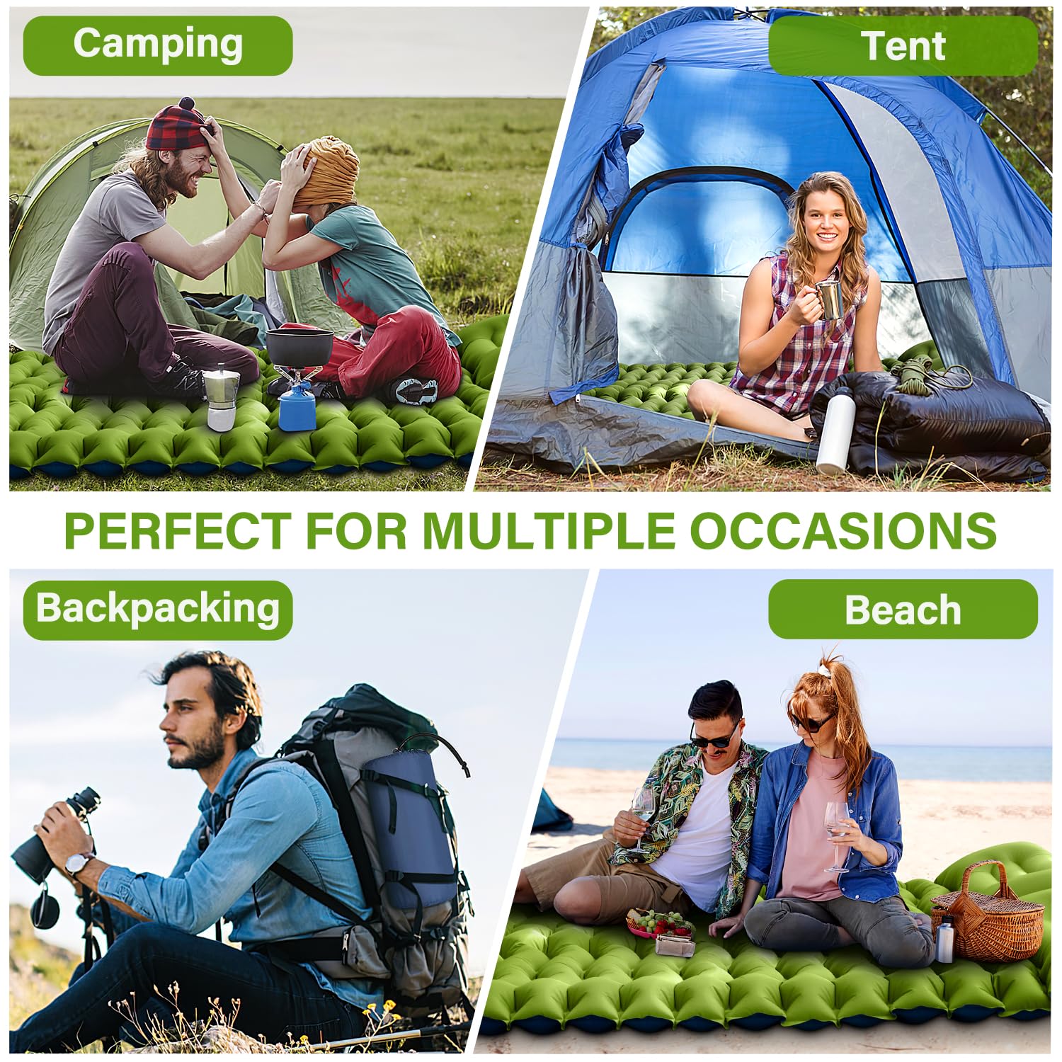 Self-Inflating Double Camping Mattress