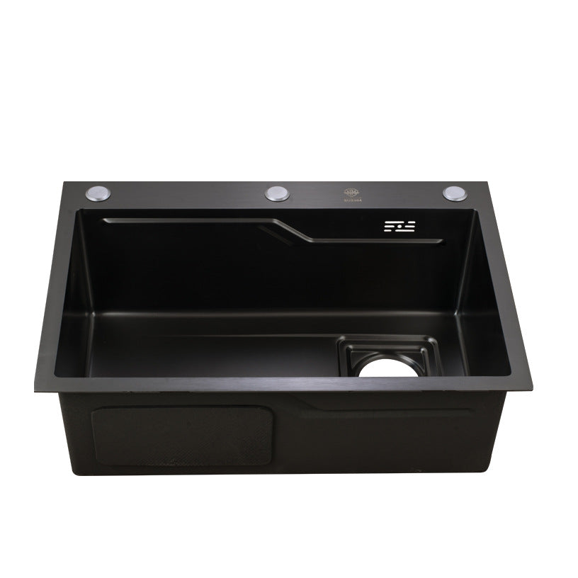 Thick Stainless Steel Single Basin Kitchen Sink