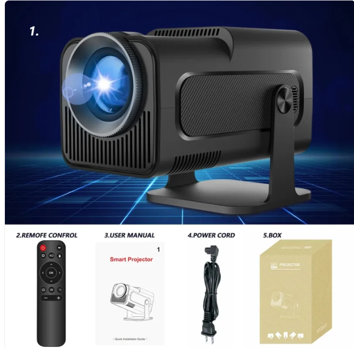 Small 4K Wireless WiFi Smart Projector